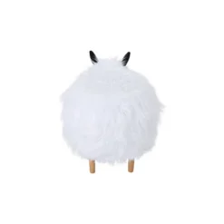 Levi Furry Yak Ottoman - Christopher Knight Home -Bedroom Furniture Store GUEST 8dde9e87 9070 454a a0bf 68edeab3f024