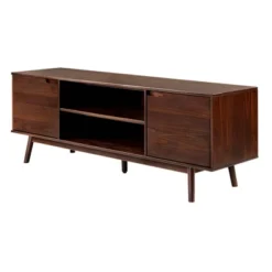 Solid Wood Mid-Century Modern TV Stand For TVs Up To 80" - Saracina Home 37 Solid Wood Mid-Century Modern TV Stand For TVs Up To 80" - Saracina Home -Bedroom Furniture Store GUEST 8e79d6b8 8dd2 4a61 a818 5cca332ec6d2