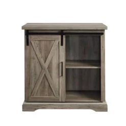 Tertia Industrial Accent Cabinet With Sliding X Barn Door - Saracina Home -Bedroom Furniture Store GUEST 90ae8321 8453 41ff bc8b 20b43723ac4e
