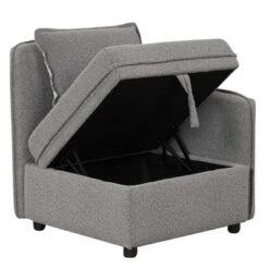 122.8" Minimalist Convertible Modular Sofa, Upholstered Sectional Sofa Couch With 5 Pillows-ModernLuxe 26 122.8" Minimalist Convertible Modular Sofa, Upholstered Sectional Sofa Couch With 5 Pillows-ModernLuxe -Bedroom Furniture Store GUEST 91e3b404 7796 44c2 a384 ec2063b2ed7a