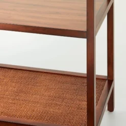 70" 5-Shelf Wood & Cane Transitional Vertical Bookshelf - Brown - Hearth & Hand™ With Magnolia 11 70" 5-Shelf Wood & Cane Transitional Vertical Bookshelf - Brown - Hearth & Hand™ With Magnolia -Bedroom Furniture Store GUEST 9214bcad 603a 47ea 8140 53b4518fb952