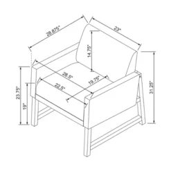 Canvas Upholstered Accent Arm Chair - Khaki - Hearth & Hand™ With Magnolia -Bedroom Furniture Store GUEST 92900cce fbf5 4c2d af26 ca2863ab7bad