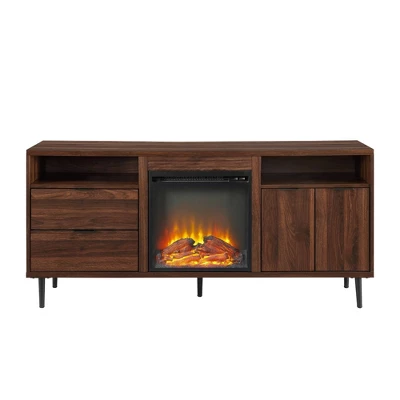 Ronan Modern Storage With Electric Fireplace TV Stand For TVs Up To 65" - Saracina Home 9 Ronan Modern Storage With Electric Fireplace TV Stand For TVs Up To 65" - Saracina Home - Image 7