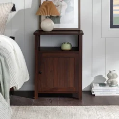 Georgia Single Door Storage Nightstand - Saracina Home -Bedroom Furniture Store GUEST 94a76c8d b073 419f 9ead fe23e05656da