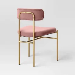 Orion Luxe Dining Chair With Brass Legs Blush Velvet - Threshold™ 8 Orion Luxe Dining Chair With Brass Legs Blush Velvet - Threshold™ -Bedroom Furniture Store GUEST 95e896b0 31de 452f 9f0c 7e8bf7ba7238
