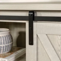 Modern Transitional Sliding Barndoor TV Stand For TVs Up To 65"- Saracina Home -Bedroom Furniture Store GUEST 964d1916 022a 4e1e 9775 20ffa11829ba