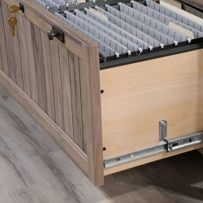 2 Drawer Costa Lateral File Cabinet Walnut - Sauder 7 2 Drawer Costa Lateral File Cabinet Walnut - Sauder - Image 5