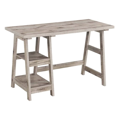 Designs2Go Trestle Desk With Shelves - Breighton Home 7 Designs2Go Trestle Desk With Shelves - Breighton Home - Image 5