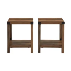 Set Of 2 Sophie Rustic Farmhouse X Frame Side Tables - Saracina Home -Bedroom Furniture Store GUEST 97d1aae4 b5cf 4310 ae80 df5ce5fb7d85