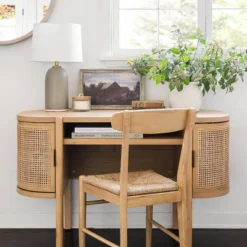 Logan Wood Dining Chair With Woven Seat - Threshold™ Designed With Studio McGee 19 Logan Wood Dining Chair With Woven Seat - Threshold™ Designed With Studio McGee -Bedroom Furniture Store GUEST 9976a675 ca2f 41a0 a6ef 4a5d3b594485