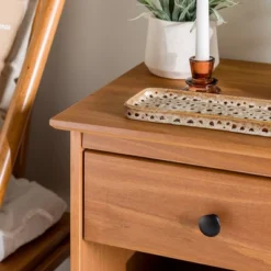 Stiva Classic Mid-Century Modern 1 Drawer Nightstand - Saracina Home -Bedroom Furniture Store GUEST 9c39c678 b1e2 401c 9dfd 10c2f36aa229