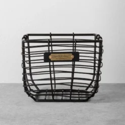 Wire Storage Basket Black - Hearth & Hand™ With Magnolia -Bedroom Furniture Store GUEST 9efe2300 6485 4139 a4f9 0d72fff69623