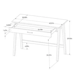 Paulo Wood Writing Desk With Drawer - Threshold™ -Bedroom Furniture Store GUEST a3818299 8a65 473a bf93 e5c5d6e1b99b
