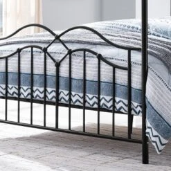 Queen Earhart Traditional Iron Canopy Bed - Christopher Knight Home -Bedroom Furniture Store GUEST a64086b7 771c 4544 afa9 ac95b2e25c85