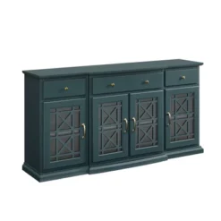 Selma Transitional 3 Tiered Ornate Fretwork Door Sideboard - Saracina Home -Bedroom Furniture Store GUEST a805ffd1 b690 4ffe 9d92 5dadc7236258
