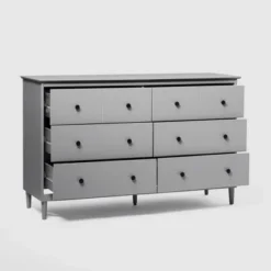 Stiva Classic Mid-Century Modern Horizontal 6 Drawer Dresser - Saracina Home 35 Stiva Classic Mid-Century Modern Horizontal 6 Drawer Dresser - Saracina Home -Bedroom Furniture Store GUEST ab27ae63 eb40 4a84 a28a ef6f50069d2d