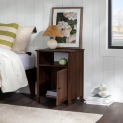 Georgia Single Door Storage Nightstand - Saracina Home -Bedroom Furniture Store GUEST ab531eff 1655 4f5b 91fc 645d5a45fe06