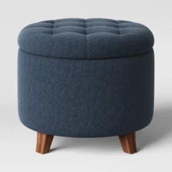 Tufted Round Storage Ottoman - Threshold™ -Bedroom Furniture Store GUEST ac3ff38e 3c31 442a 8cdd 27eb008a7b3d