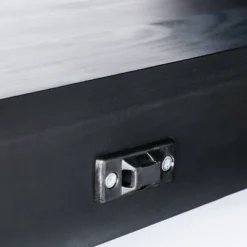 Console Table With Woven Rattan Shelf Black - Threshold™ Designed With Studio McGee -Bedroom Furniture Store GUEST ace694e0 8779 47cd 88e0 f26dc4c34e37