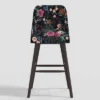 Geller Modern Counter Height Barstool In Botanical Grant Floral Ink - Threshold™ -Bedroom Furniture Store GUEST afbb873d 526c 4165 abc4 c8f22ce21d8b