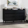 Mid-Century Modern Solid Wood 6 Drawer Double Dresser - Saracina Home 1 Mid-Century Modern Solid Wood 6 Drawer Double Dresser - Saracina Home -Bedroom Furniture Store GUEST b011dc46 dec9 4b6d b0d9 f3d33b96dc2a