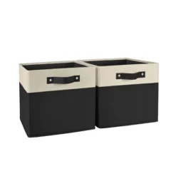 2pc Kids' 10.5" Two-Toned Folding Storage Bin Set - RiverRidge Home -Bedroom Furniture Store GUEST b0cd9c0c 2716 47bb 9142 06532c147172