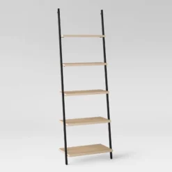 72" Loring 5 Shelf Leaning Bookshelf - Threshold™ -Bedroom Furniture Store GUEST b2f506da fcdc 4735 b10b d49aa58dbbd8