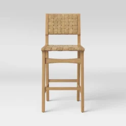 Ceylon Woven And Wood Barstool - Threshold™ -Bedroom Furniture Store GUEST b47c260b 137b 44bc 8227 ee206ab69657