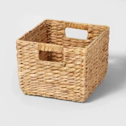 Woven Water Hyacinth Milk Crate - Brightroom™ 11 Woven Water Hyacinth Milk Crate - Brightroom™ -Bedroom Furniture Store GUEST b47e9f1f 9abc 4e53 8d65 1598e2c083d3