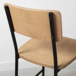 Wood & Steel Counter Stool -Natural/Black - Hearth & Hand™ With Magnolia -Bedroom Furniture Store GUEST b498780f acb6 439a 8075 5ebbe2789791