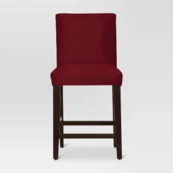 25" Velvet Parsons Counter Height Barstool Wood - Threshold™ -Bedroom Furniture Store GUEST b539eeaa 1ae4 48fe 875e 083e930b8dc6