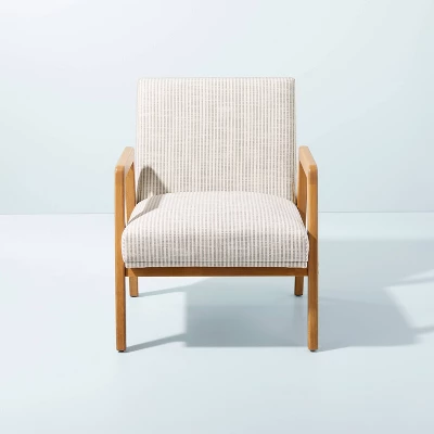 Upholstered Wood Framed Accent Arm Chair - Hearth & Hand™ With Magnolia 5 Upholstered Wood Framed Accent Arm Chair - Hearth & Hand™ With Magnolia - Image 3