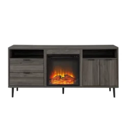 Ronan Modern Storage With Electric Fireplace TV Stand For TVs Up To 65" - Saracina Home 17 Ronan Modern Storage With Electric Fireplace TV Stand For TVs Up To 65" - Saracina Home -Bedroom Furniture Store GUEST b706d540 dab6 4171 93de 408c264fa232