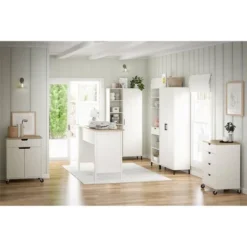 36" Vario 2 Door Wide Storage Cabinet White - Room & Joy -Bedroom Furniture Store GUEST ba09a549 5d33 48f0 a8fc 0a2dd08fb8d3