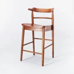 Kaysville Curved Back Wood Counter Height Barstool - Threshold™ Designed With Studio McGee -Bedroom Furniture Store GUEST baa82fbe ac12 4c2a 9ae3 99bba3e5e2ba