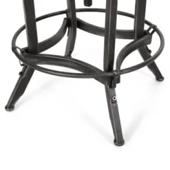 2pc Farmdale Industrial Firwood Adjustable Height Swivel Counter Height Barstools Antique Natural/Pewter - Christopher Knight Home -Bedroom Furniture Store GUEST bbd5f51a c391 4c34 ba82 734baadc6ab1