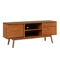 Solid Wood Mid-Century Modern TV Stand For TVs Up To 65" - Saracina Home 30 Solid Wood Mid-Century Modern TV Stand For TVs Up To 65" - Saracina Home -Bedroom Furniture Store GUEST bcf10612 ab1c 44cb 835f 7b34eadc967d
