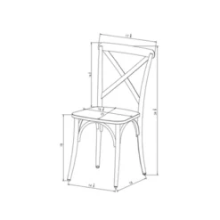 Set Of 2 Malden French Bistro Dining Chair Black - Threshold™ -Bedroom Furniture Store GUEST be93dcf6 6a27 4d9e 83a8 3927be01d462