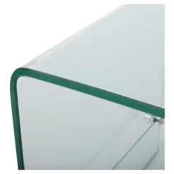 Ramona Console With Shelf TV Stand For TVs Up To 44" Clear - Christopher Knight Home -Bedroom Furniture Store GUEST be9a6c18 ee65 44cf 8b00 273919cadff1