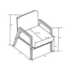 Upholstered Wood Framed Accent Arm Chair - Hearth & Hand™ With Magnolia 19 Upholstered Wood Framed Accent Arm Chair - Hearth & Hand™ With Magnolia -Bedroom Furniture Store GUEST c03e3009 dba3 4cc5 b876 4cc51b19cd37
