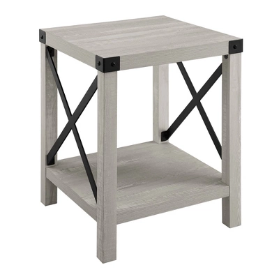 Sophie Rustic Industrial X Frame Side Table - Saracina Home 15 Sophie Rustic Industrial X Frame Side Table - Saracina Home - Image 13