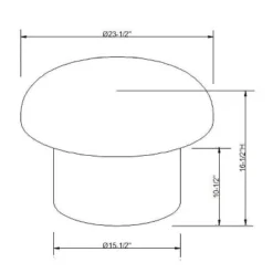 Maddalena Mushroom Stool - Opalhouse™ Designed With Jungalow™ -Bedroom Furniture Store GUEST c2878331 038a 4ac5 ad14 266eb978ce44