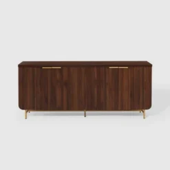 Modern 4 Door Reeded Sideboard - Saracina Home -Bedroom Furniture Store GUEST c71759f0 752b 487b aece 3a8c2c789a56