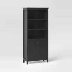 72" Carson 5 Shelf Bookcase With Doors - Threshold™ -Bedroom Furniture Store GUEST c99ab1ed 236d 46d0 bdd4 3e4025da50bb