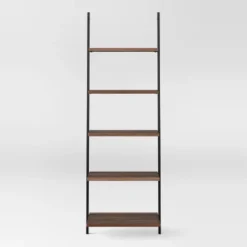 72" Loring 5 Shelf Leaning Bookshelf - Threshold™ -Bedroom Furniture Store GUEST ca4a252c 9447 4c0f 8281 32c20ac3b8d2