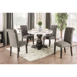 Buckley Round Dining Table White/Black - HOMES: Inside + Out 14 Buckley Round Dining Table White/Black - HOMES: Inside + Out -Bedroom Furniture Store GUEST cc598405 9883 4cc6 905b 6bd5c8e6109b