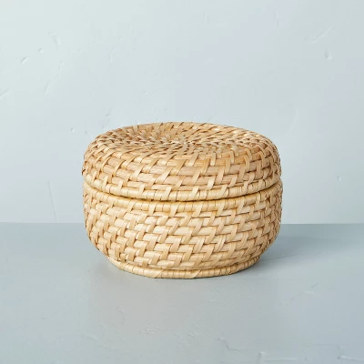 Woven Basket With Lid Natural - Hearth & Hand™ With Magnolia 6 Woven Basket With Lid Natural - Hearth & Hand™ With Magnolia - Image 4