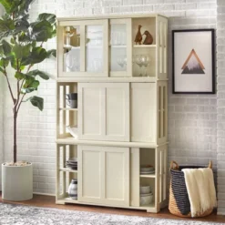 Pacific Stackable Cabinet With Sliding Doors - Buylateral -Bedroom Furniture Store GUEST ce57ff6e da8e 40c0 9bc4 14b76df881af