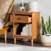 Stiva Classic Mid-Century Modern 1 Drawer Nightstand - Saracina Home -Bedroom Furniture Store GUEST d0ac9521 2736 469e a184 e2d227c8cc21