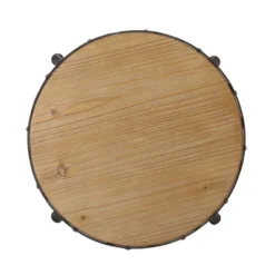 2pc Farmdale Industrial Firwood Adjustable Height Swivel Counter Height Barstools Antique Natural/Pewter - Christopher Knight Home -Bedroom Furniture Store GUEST d16408db a7d7 417b a188 15ded7353b29